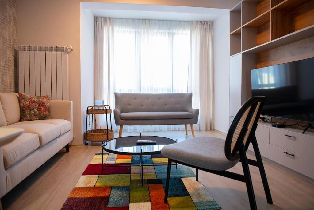 New York: A Spacious Modern Apartment With Parking Sofia Buitenkant foto